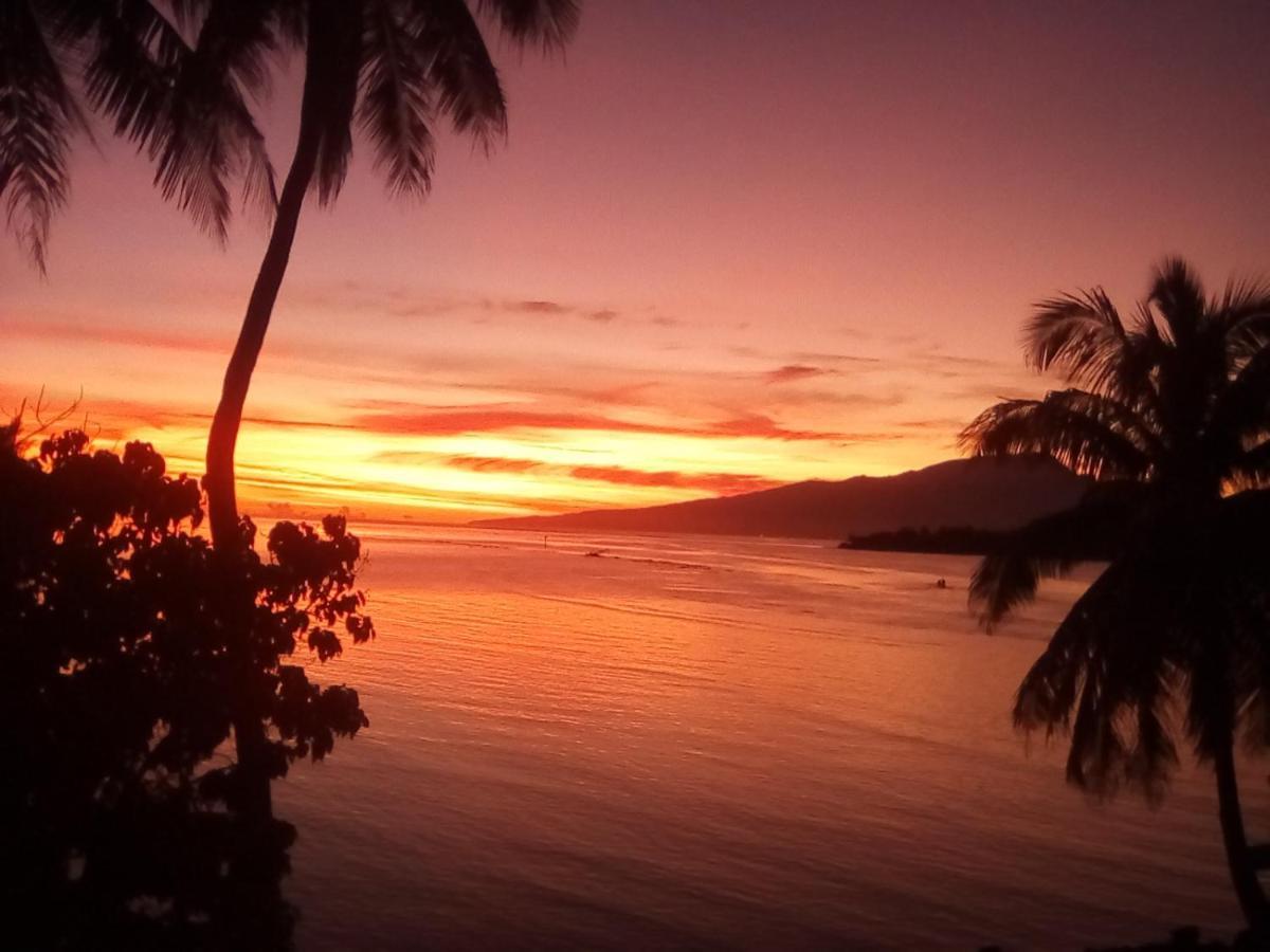 Bungalow Vue Lagon 180 Degre, La Maison Bleue Moorea Exteriér fotografie