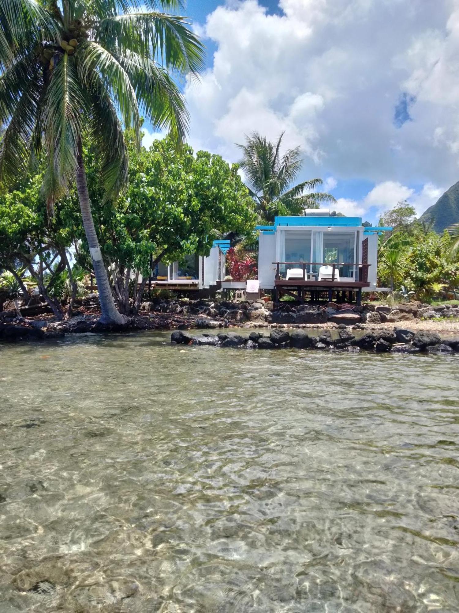 Bungalow Vue Lagon 180 Degre, La Maison Bleue Moorea Exteriér fotografie