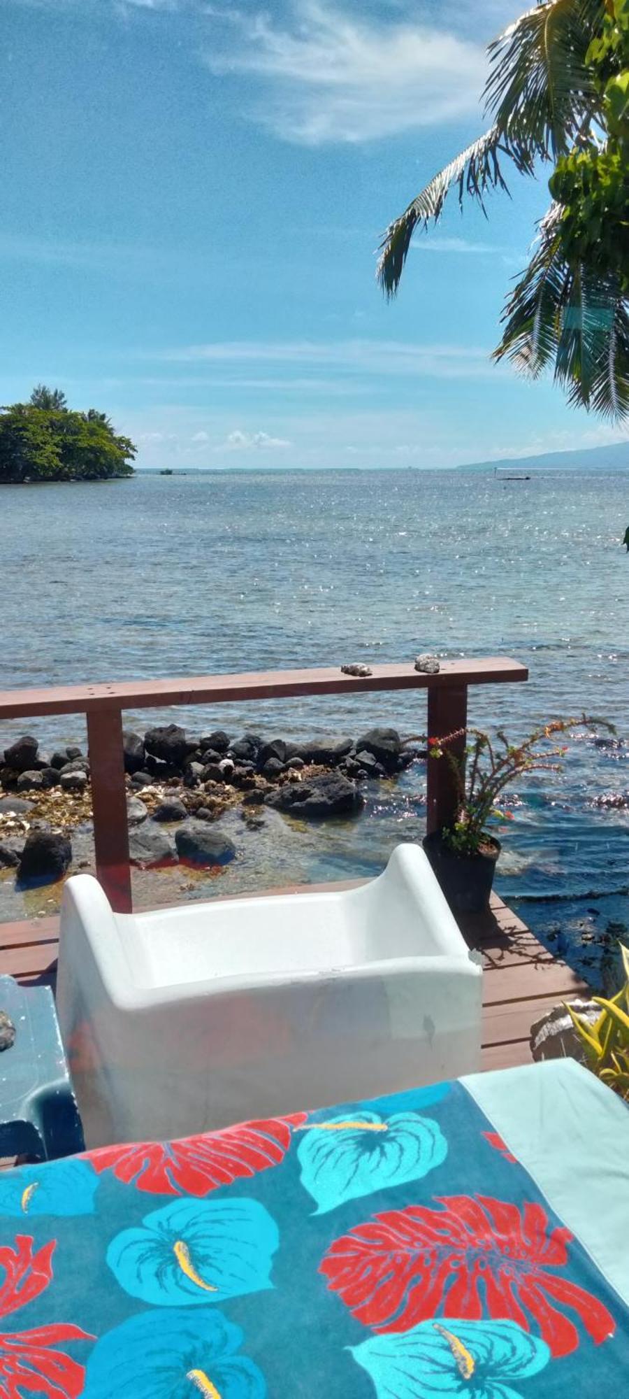 Bungalow Vue Lagon 180 Degre, La Maison Bleue Moorea Exteriér fotografie