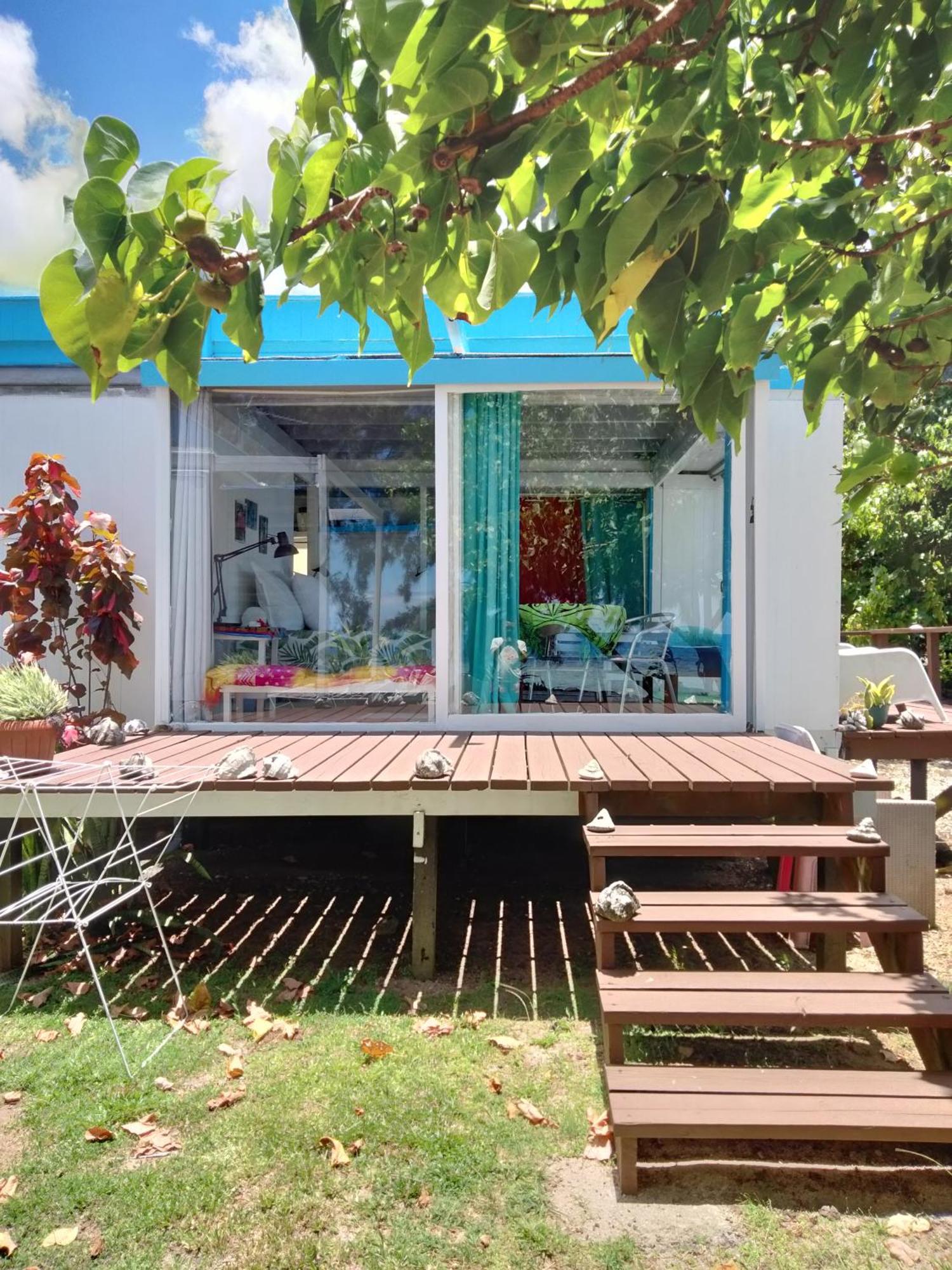 Bungalow Vue Lagon 180 Degre, La Maison Bleue Moorea Exteriér fotografie