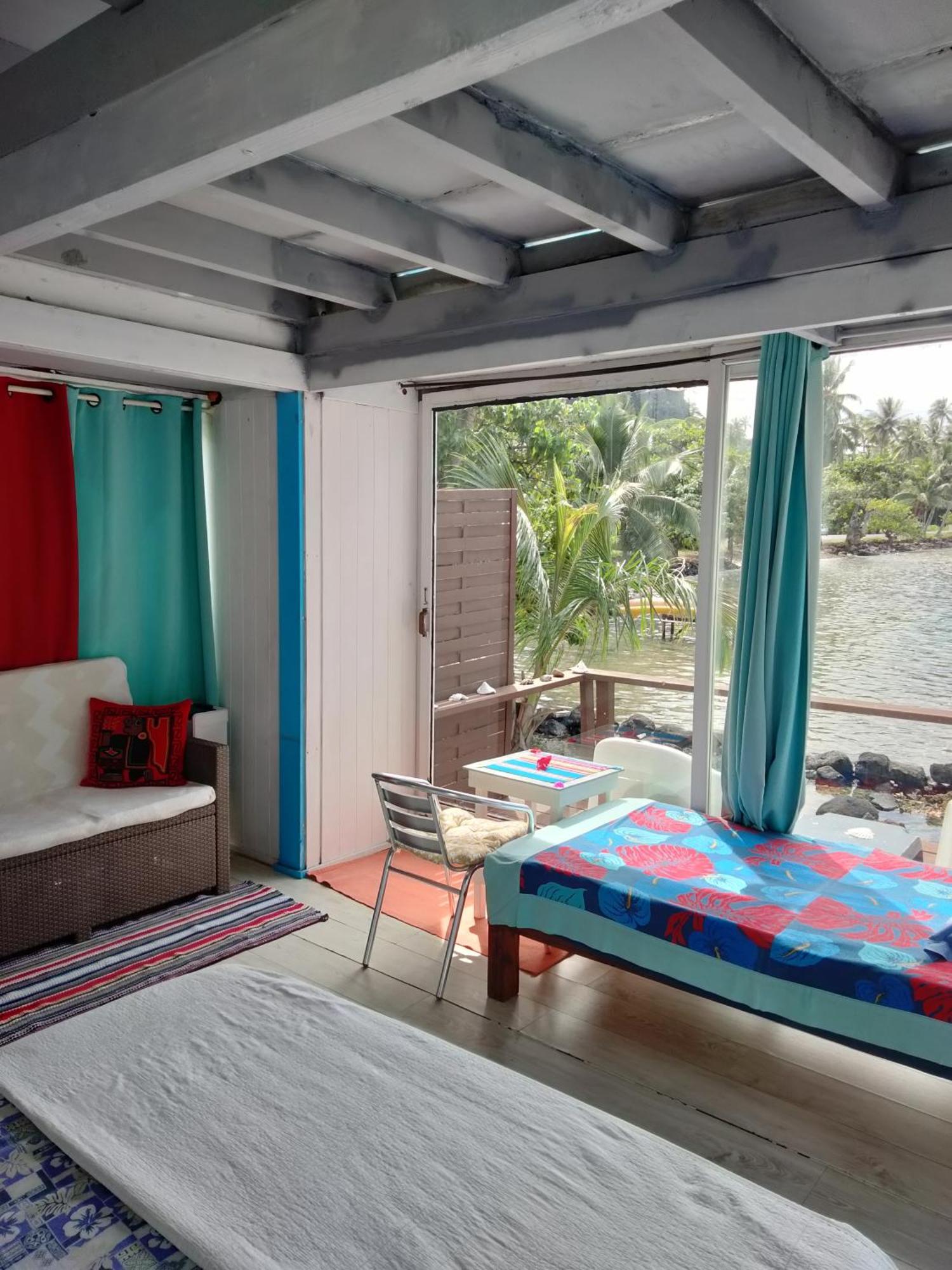 Bungalow Vue Lagon 180 Degre, La Maison Bleue Moorea Exteriér fotografie