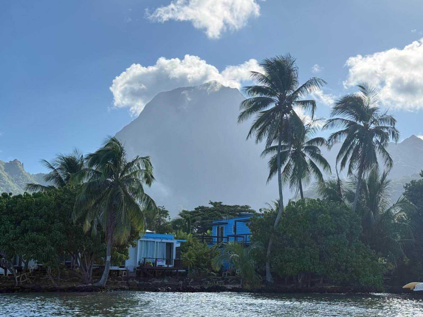Bungalow Vue Lagon 180 Degre, La Maison Bleue Moorea Exteriér fotografie